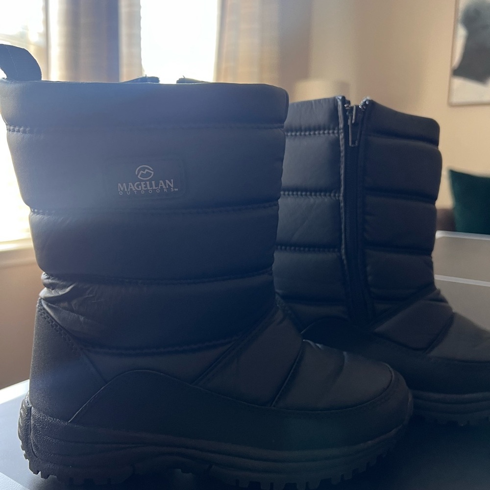 Magellan Outdoors Black Waterproof Snow Boots